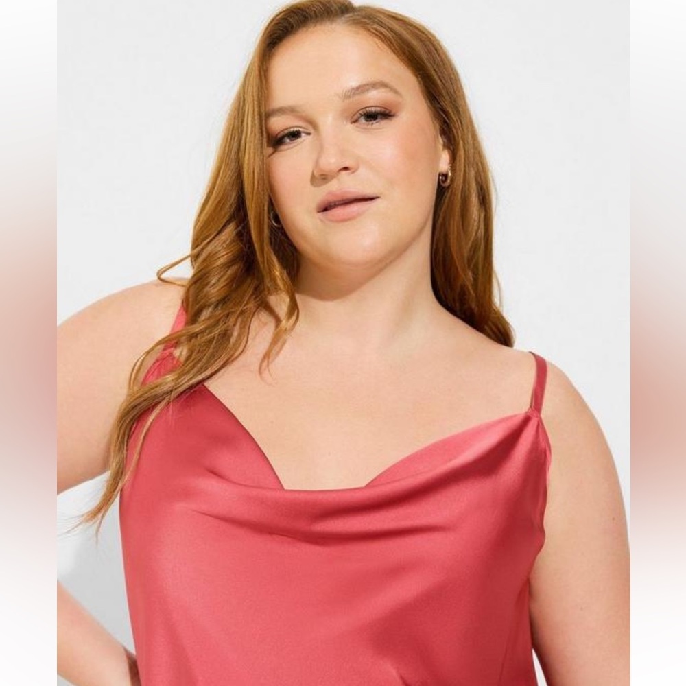 Torrid Satin Cowl Neck Cami